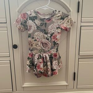 12-18M Posh Peanut Twirl bodysuit “Cassie”